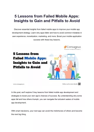 5 Lessons from Failed Mobile Apps_ Insights to Gain and Pitfalls to Avoid (1)