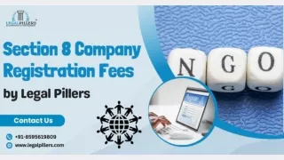 Section 8 Company Registration Fees by Legal Pillers