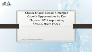 Cheese Snacks Market