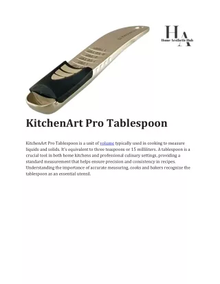 KitchenArt Pro Tablespoon