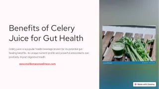 Benefits of Celery Juice for Gut Health | Mollie Mason