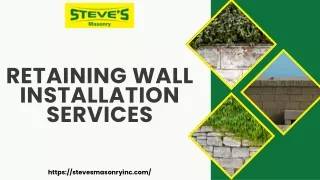 Elevate Your Outdoor Space with Premier Retaining Wall Installation Services