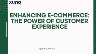 Personalized Shopping: The Future of E-commerce with Xuno.