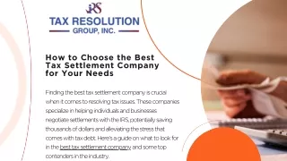 The Hidden Gems: Best Tax Settlement Companies Revealed