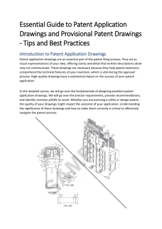 Essential Guide to Patent Application Drawings and Provisional Patent Drawings