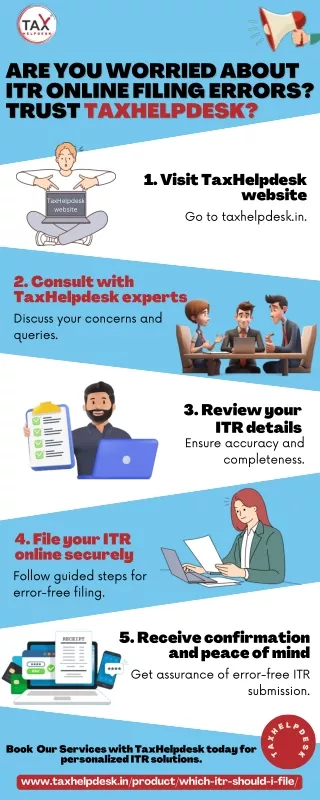 Are You Worried About ITR Online Filing Errors Trust Taxhelpdesk
