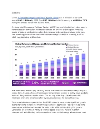 Automated Storage and Retrieval System Market: Key Trends and Developments