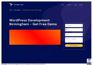 WordPress Development Birmingham| Crowlerhub