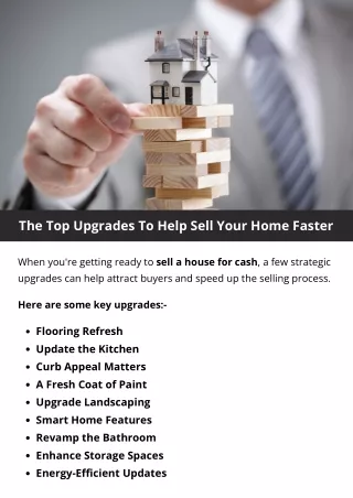 The Top Upgrades To Help Sell Your Home Faster