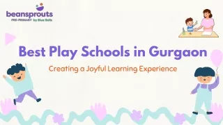 Best Play School in Gurgaon creating a Joyful learning Experience