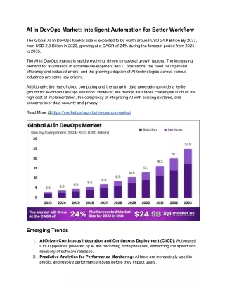 AI in DevOps Market : Next-Gen DevOps with AI