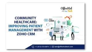 Community Healthcare Improving Patient Management with Zoho CRM