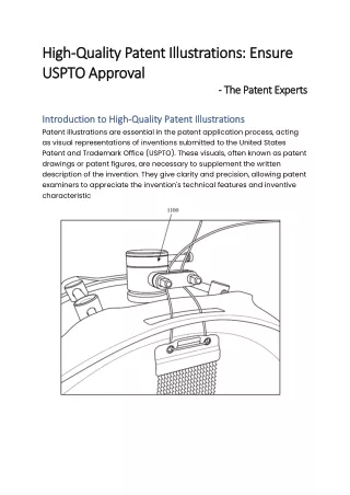 High-Quality Patent Illustrations: Ensure USPTO Approval | The Patent Experts