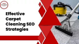 Effective Carpet Cleaning SEO Strategies