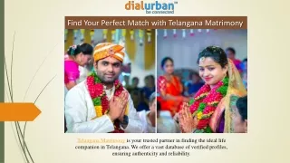 Find Your Perfect Match with Telangana Matrimony