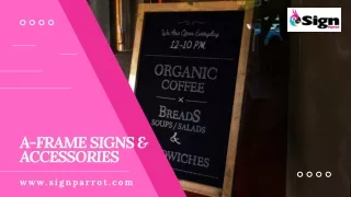 Contact Sign Parrot For A-Frame & Sandwich Boards Signs