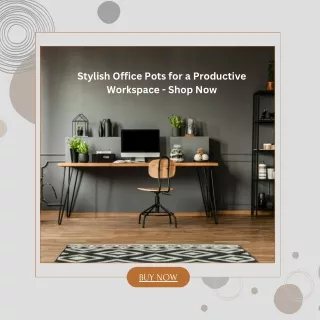 Stylish Office Pots for a Productive Workspace - Shop Now