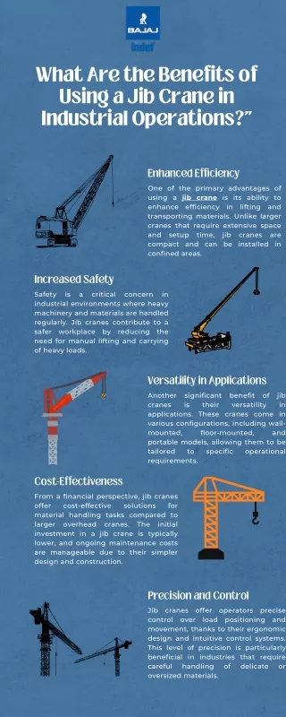 What Are the Benefits of Using a Jib Crane in Industrial Operations