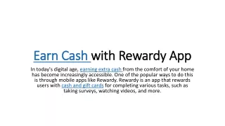 Earn Cash with Rewardy App: Step-by-Step Earning Tips