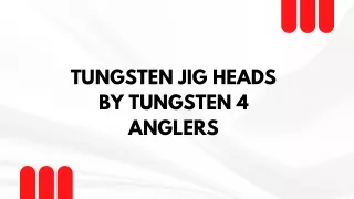 Premium Tungsten Jig Heads for Precision Fishing – Tungsten 4 Anglers (1)