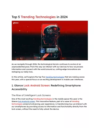 Glance USA July - Primary - trending technologies