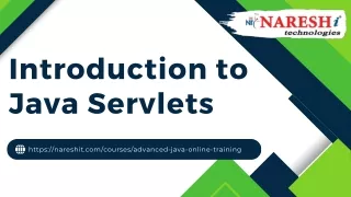 Introduction to Java Servlets