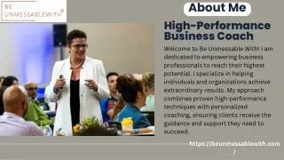 High-Performance Business Coach  Expert Coaching Services