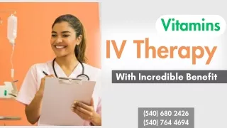 Vitamins IV Therapy With Incredible Benefits