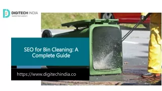SEO for Bin Cleaning - A Complete Guide