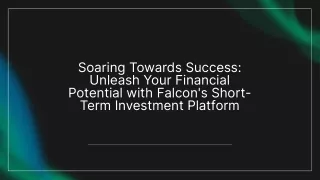 Conquer Cash Flow Challenges: Falcon invoice Discounting Service