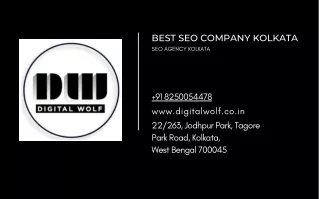 Digital Wolf - Best SEO company in Kolkata: Boost Your Rankings Now!