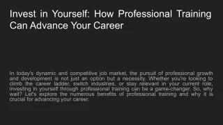 Professional Training  in Gurgaon