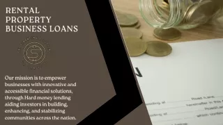 Rental Property Business Loans