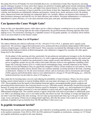 Utilizing The Power Of Peptides For Inflammation Monitoring