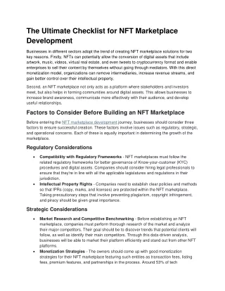 Build Sustainable NFT Marketplace Solutions with Skilled Developers