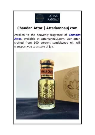 Chandan Attar  Attarkannauj.com