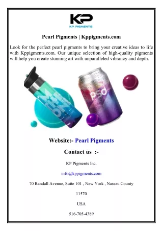 Pearl Pigments   Kppigments.com
