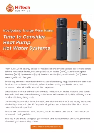 Navigating Energy Price Hikes Time to Consider Heat Pump Hot Water Systems (2)