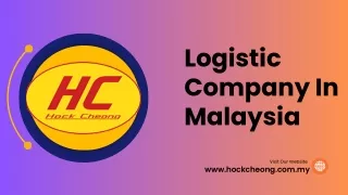 Logistic Company In Malaysia