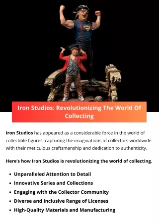 Iron Studios Revolutionizing The World Of Collecting