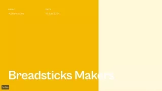 Breadsticks Makers