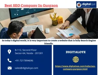 Best SEO Company In Gurgaon