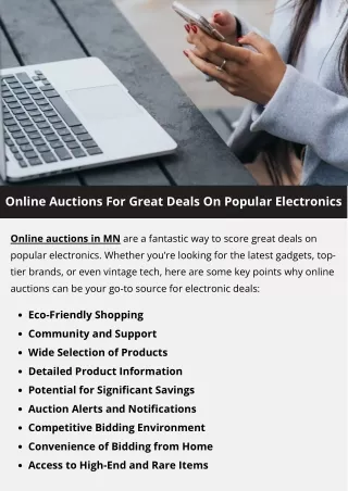 Online Auctions For Great Deals On Popular Electronics