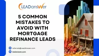 5 Common Mistakes to Avoid with Mortgage Refinance Leads