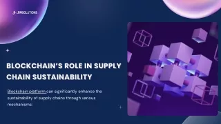 Blockchain’s Role in Supply Chain Sustainability