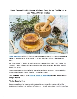 Herbal Tea Market