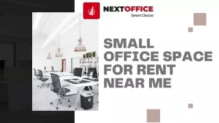 Small Office Space For Rent Near Me By NextOffice