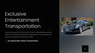 Exclusive Entertainment Transportation