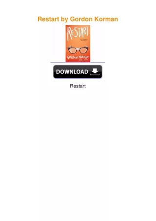 Restart by Gordon Korman