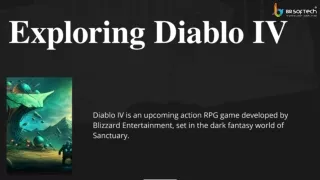 Exploring Diablo IV Game